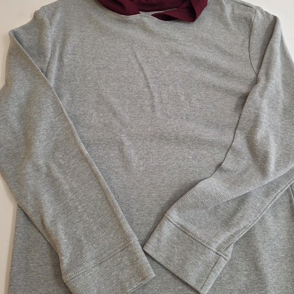 Boys Size 10/12 Lightweight Hooded Long Sleeve NEW but NO tags